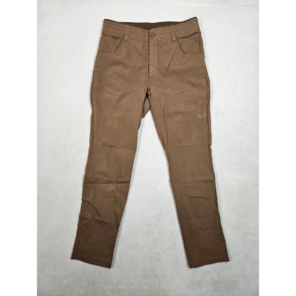 Kuhl Free Radikl Brown Enduro Fabric Hiking Pants Mens 30x29 Stretch Utility